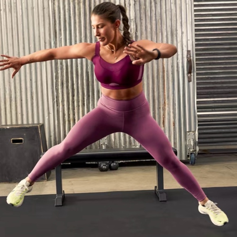Nike Dri-FIT Desert Berry Training Leggings Size M - AT3098-507